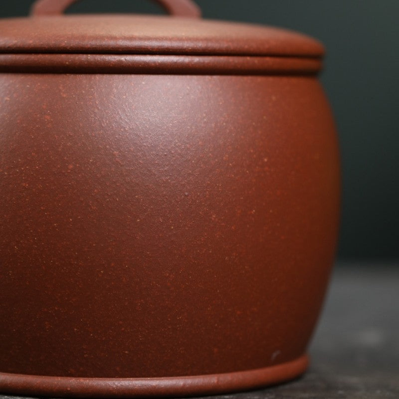 Yixing Zisha Hanwa Tea Caddy Jiangpo Clay Tea Awakening Canister For Loose Tea