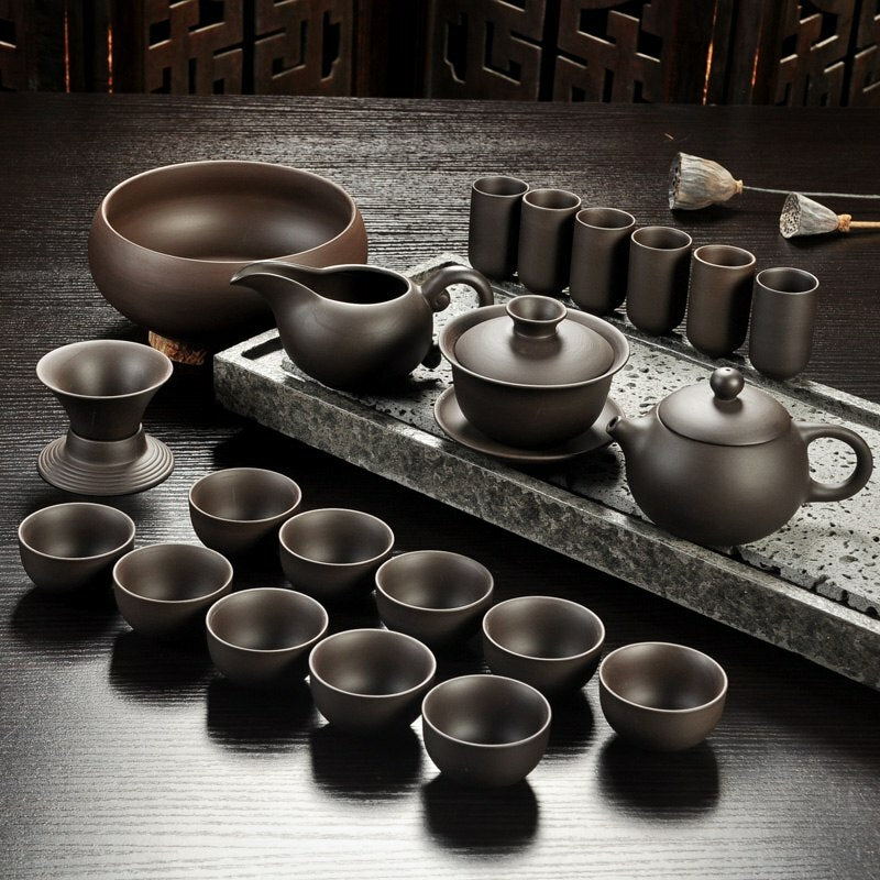 Handmade Drinkware China Kung Fu Purple Sand Teapot Tea Set Ceramic Teapot Cup