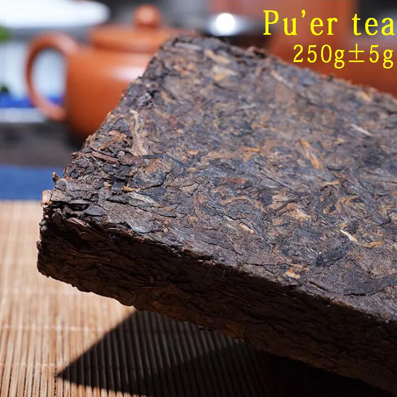 Puer Tea Yunnan Old Ripe Puer China Tea Health Care Pu'er Tea Brick Puerh 250g