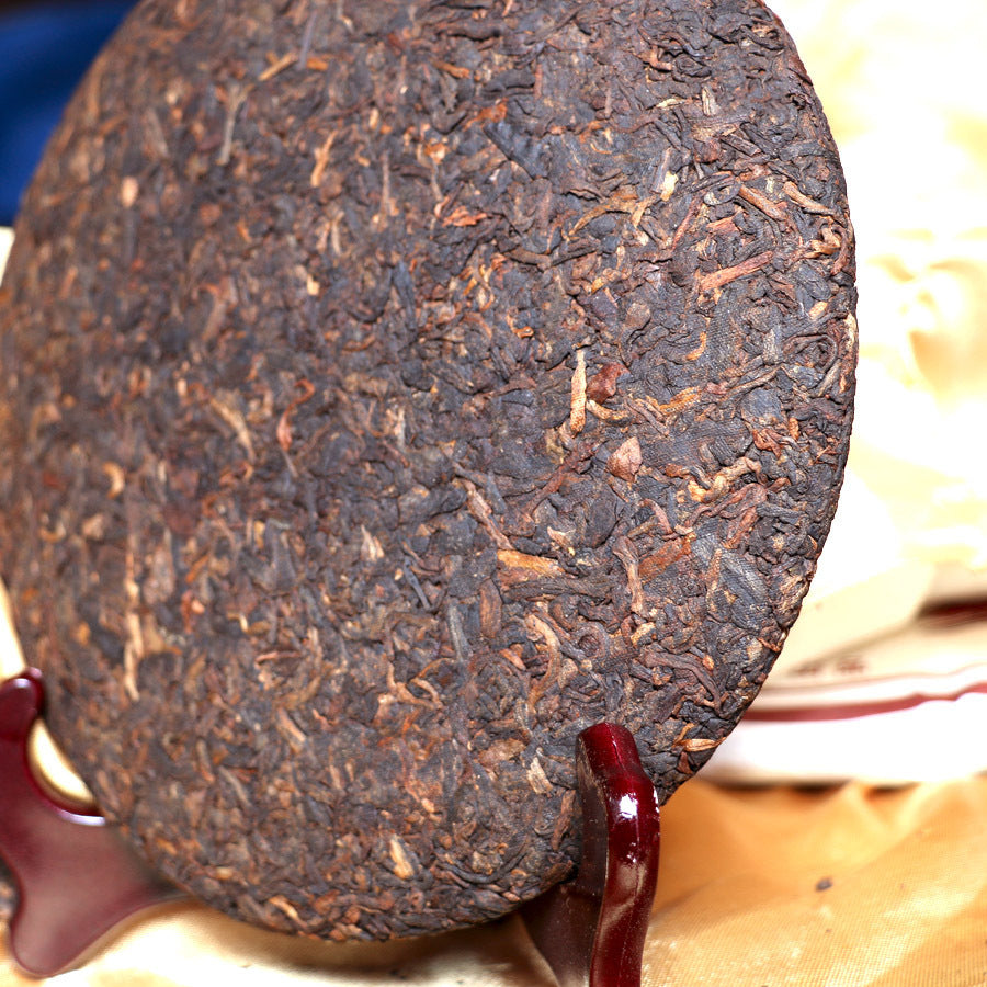 357 puer tea cake 10 Years Old Puer Menghai Puerh Tea Cake Old Puer Ripe Tea