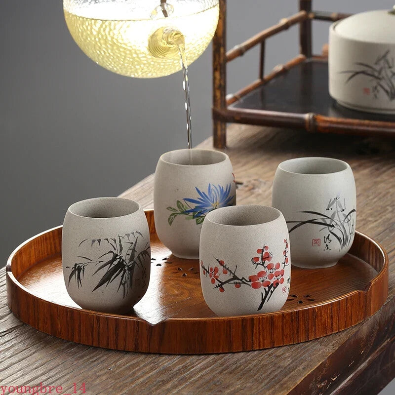 175ml Chinese style Handpainted Ceramic Teacup tea set Tea cup Cup Coffee cups