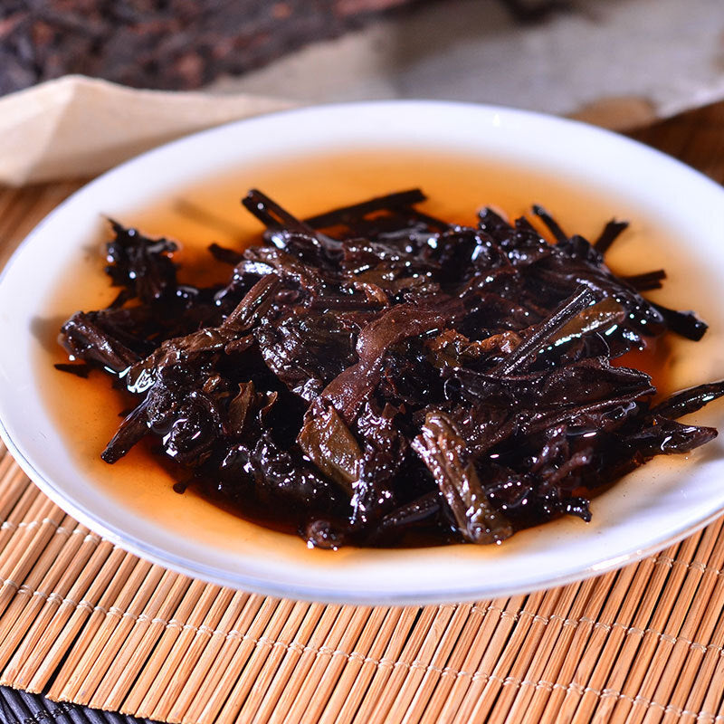 250g Yunnan Pu'er Ripe Tea Brick Old Pu'er Old Tea Brick Ripe Tea Brick