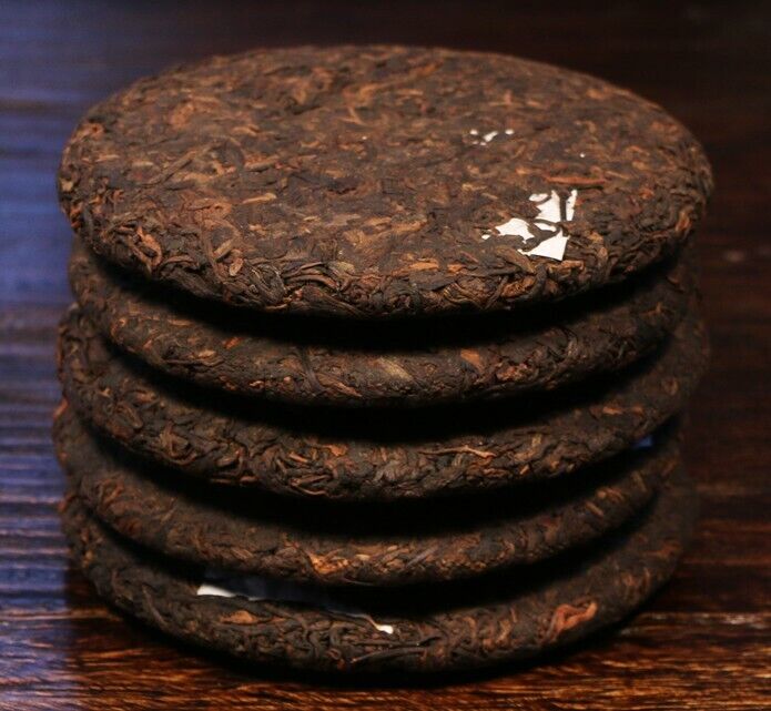 YunNan BuLangShan Ancient Puerh tree tea pu'erh Ripe tea WuFuLinMen Puerh tea