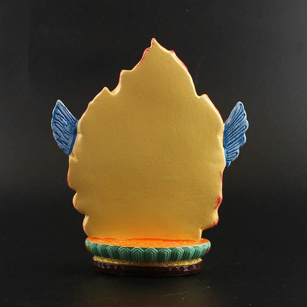 14.5cm Resin Buddhist Bodhisattva ROC Wings Bird Tibetan Figure Buddha Statue
