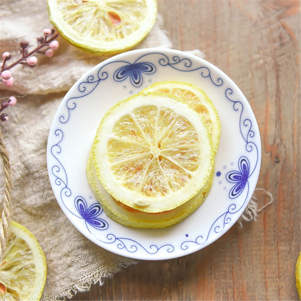 Lemon Tea Lemon Slices Dried Fruit Tea Freshly Soaked Scented Tea Healthy Food