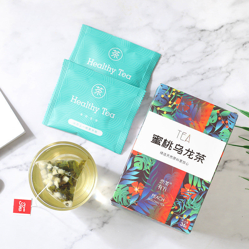 Flower Fruit Tea Triangle Bag Cold Soaked Tea White Peach Oolong Honey Peach