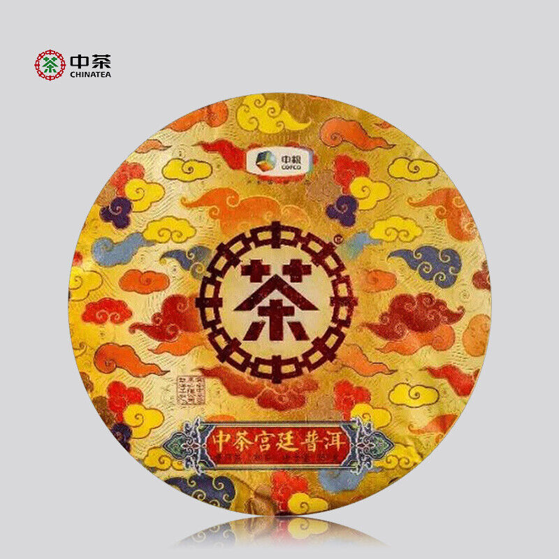 2019 ChinaTea Palace Pu'er Ripe Tea 357g Pu-erh Tea Cake Puer Ripe Zhongcha