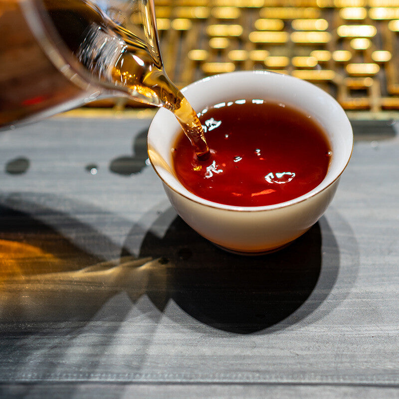 357g Yunnan Ripe Puerh Tea Cake LaoBanzhang Ancient Tree Ripe Puerh Tea Cake Thé