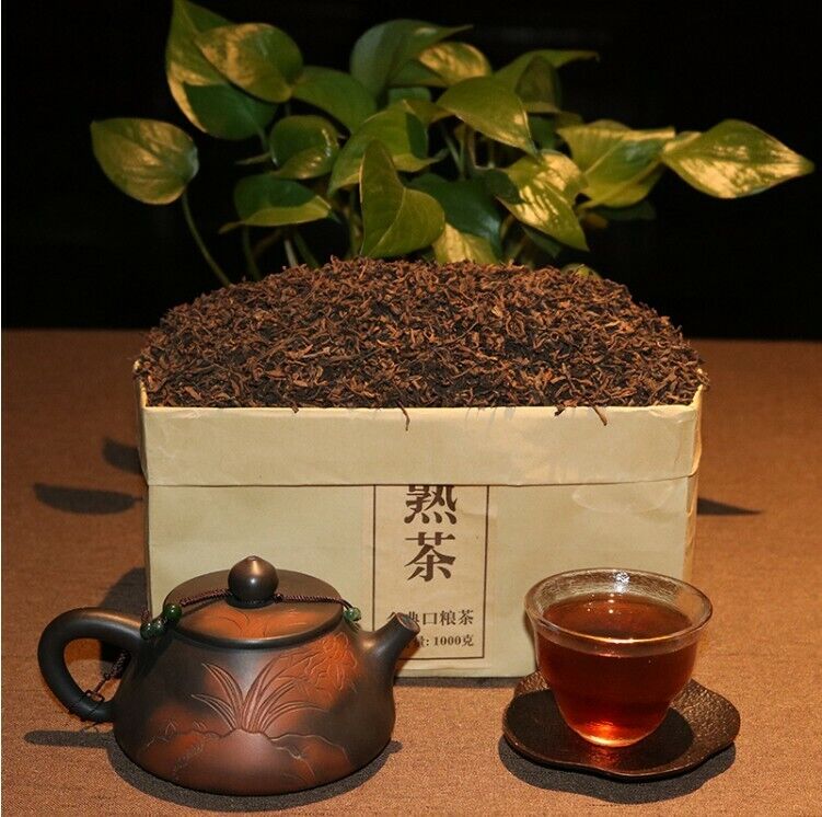 MengHai TeJi Puerh Tea Boiled Puerh Tea ChenXiang Fragrant Puerh Tea-
