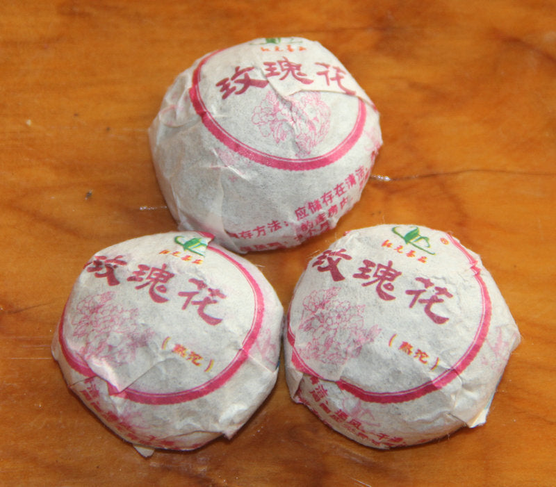 Hongyuan Tea Pu'er Tea Mini TuoCha [Rose Tuo] Cooked Tea 200g In Bamboo Packed