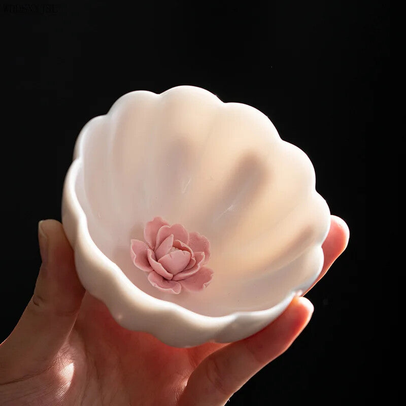 Ru Kiln Tea Cup Ceramic Single Cup Master Cup Kung Fu Tea Set Tea Table Tea Set