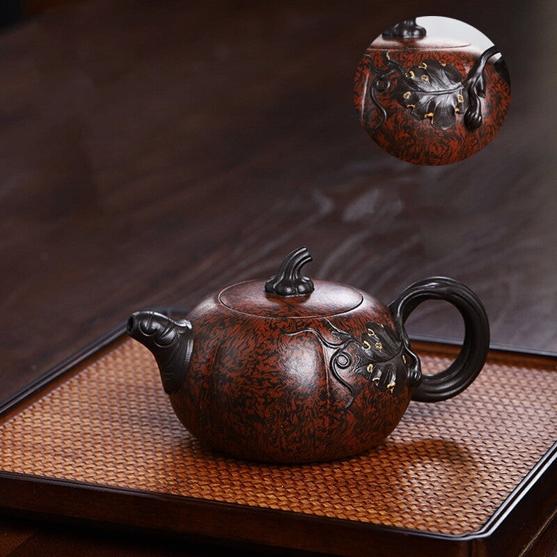Full Handmade Tea Pot With Certificate Paper Real Yixing Zisha Purple Clay Pot