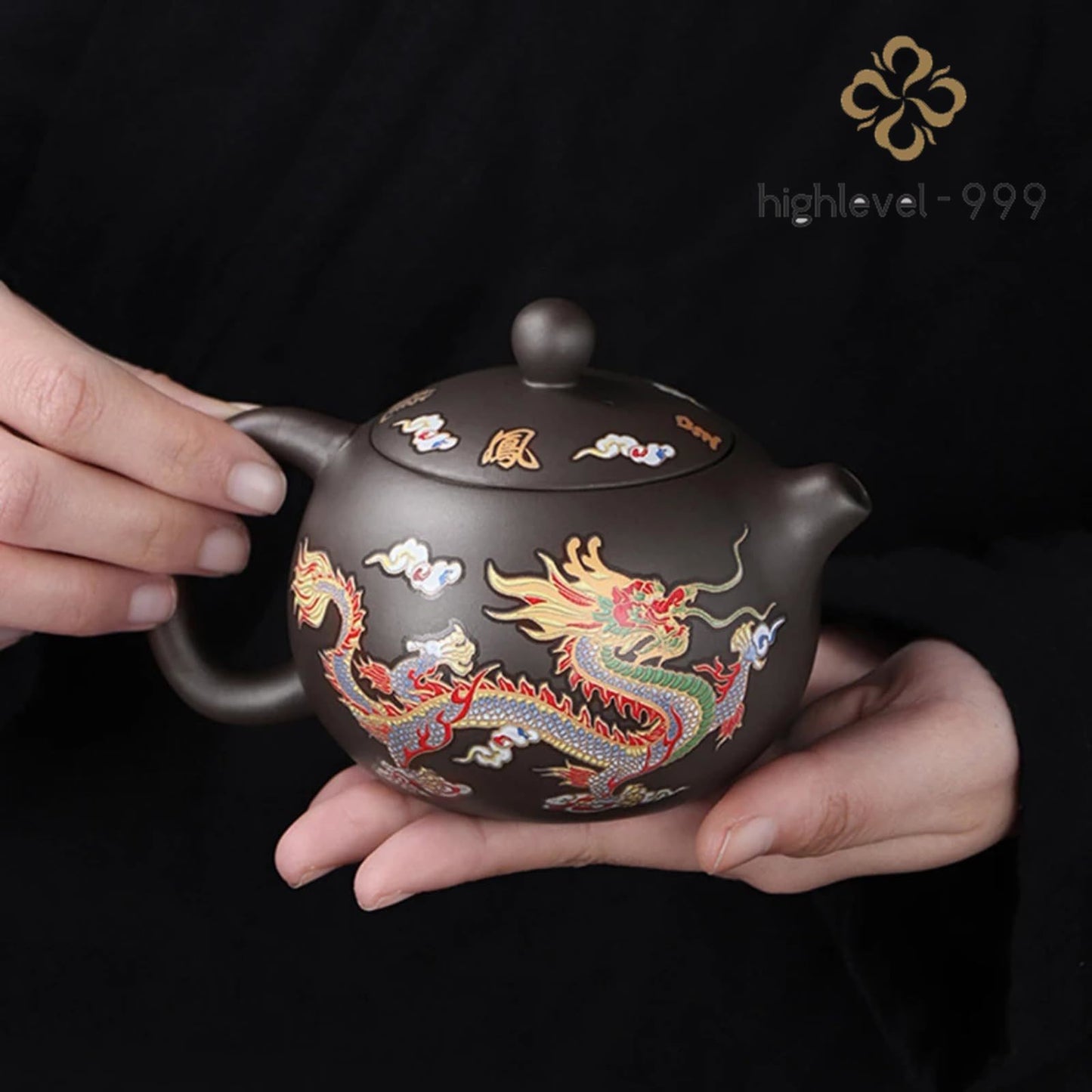 Teapot Color-changing Tea Pot 225ml 7.5oz Dragons Phoenixs Gongfu Tea Teapots