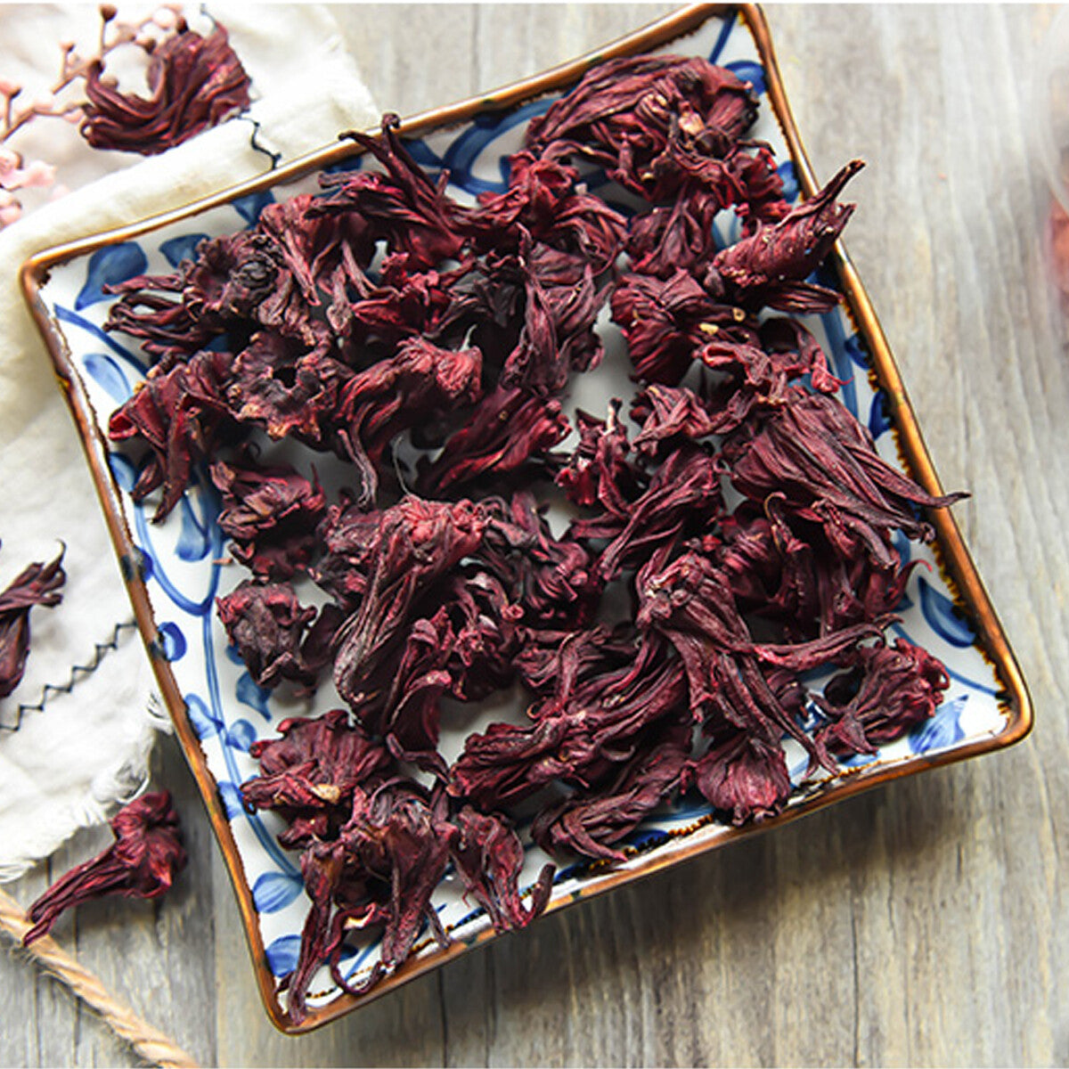 Dried Roselle Tea Flower Tea Leaves Sour Plum Soup Rose Rose Luoshen Flower Tea