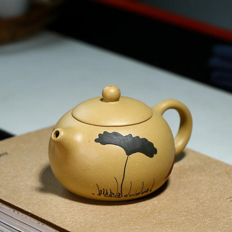 Yixing Tea Pot Purple Clay Xi Shi Teapots Handmade Tea Set