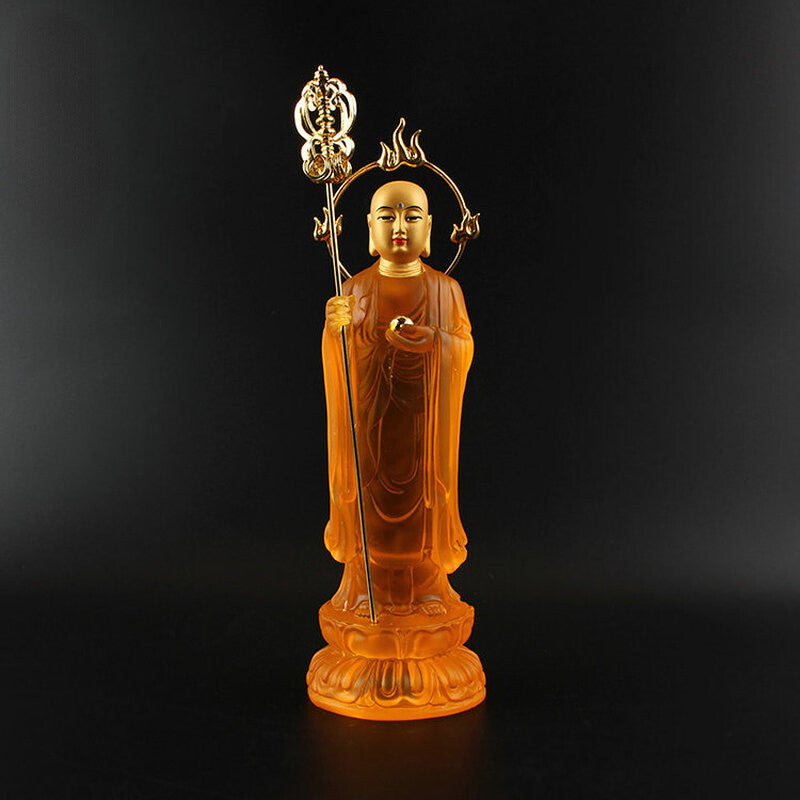 23.5cm Ksitigarbha Buddha Statue Buddhist Worship Buddhist Altar Decoration