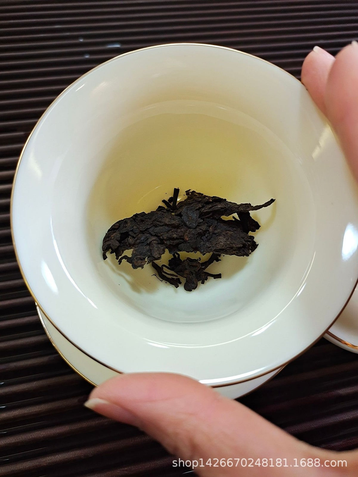 100g Yunnan Pu'er Tea Ripe Tea Dark Tea Brown Mountain Tea