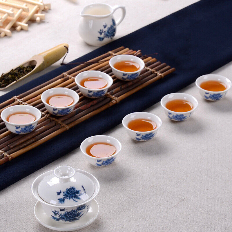 Kung Fu Tea Set Drinkware Purple Clay Ceramic Binglie Include Tea Pot Tea Cup