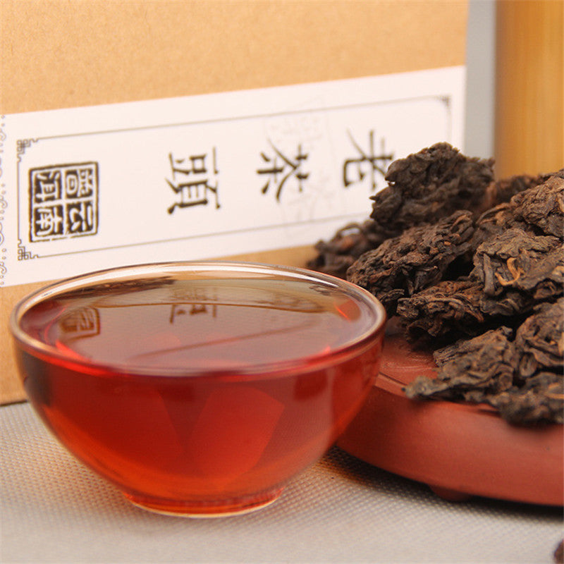 Organic Puer Tea Fully Fermented Ripe Tea Old Pu-erh Tree Golden Bud Chinese Tea