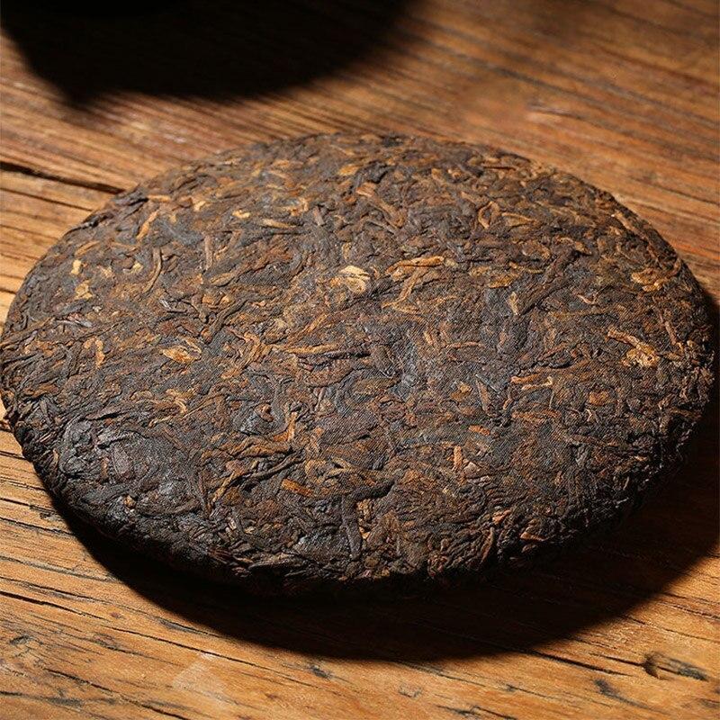357g Shu Puer Tea Yunnan Qizi Tea Menghai Pu Er Tea Cake Ripe Puer