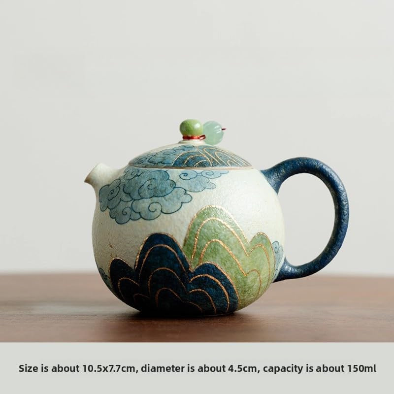 Retro Ceramics Xishi Pot Teapot 150ml 5oz Kungfu Tea Set Tea Infuser