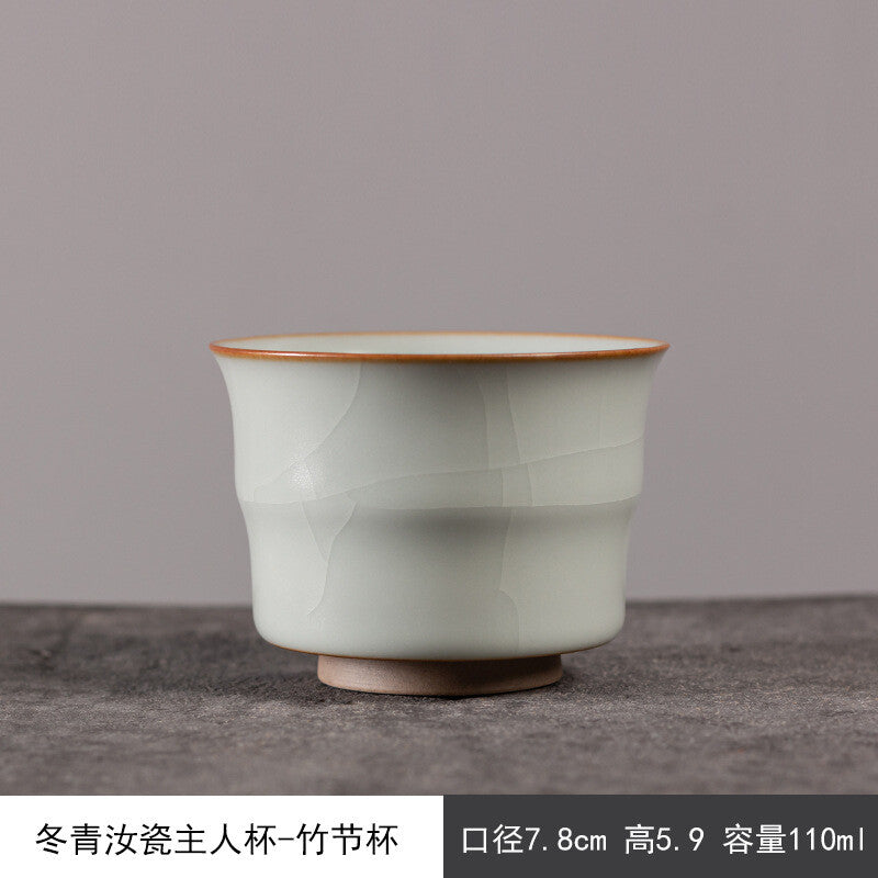 Ruyao Tea Cup Master Cup Kung Fu Tea Drinking Ceramic Tea Cup