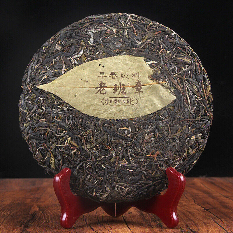Puerh Tea Cha Tea Lao Ban Zhang Old Tree Tea 357g Organic Green Tea-