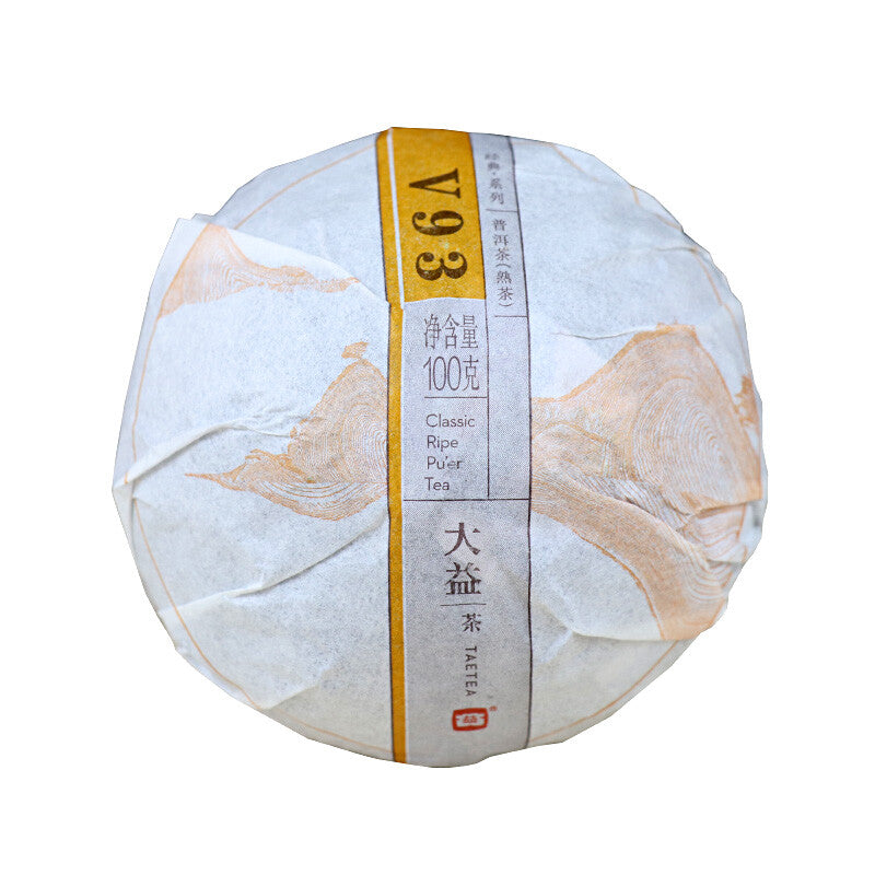 500g V93 Yunnan Menghai Ripe TAETEA Dayi Ripe Pu-erh Chinese Pu'er Tea Tuo Cha