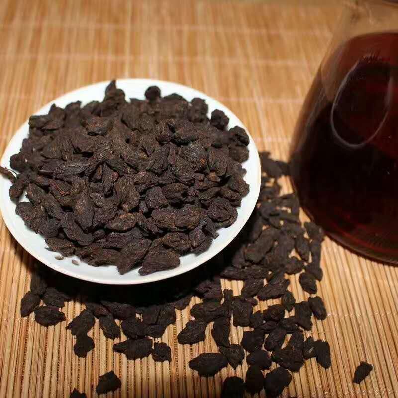 250g Yunnan Pu-erh Tea Cooked Ripe Tea Scattered Tea China Puer Tea Ancient Tree