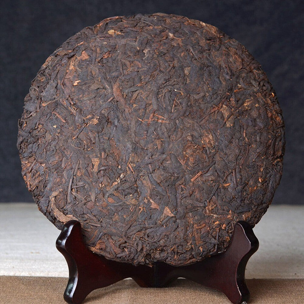357g Menghai Ripe Pu-erh Tea Cake | Yunnan Aged Puerh Dark Tea Premium Natural