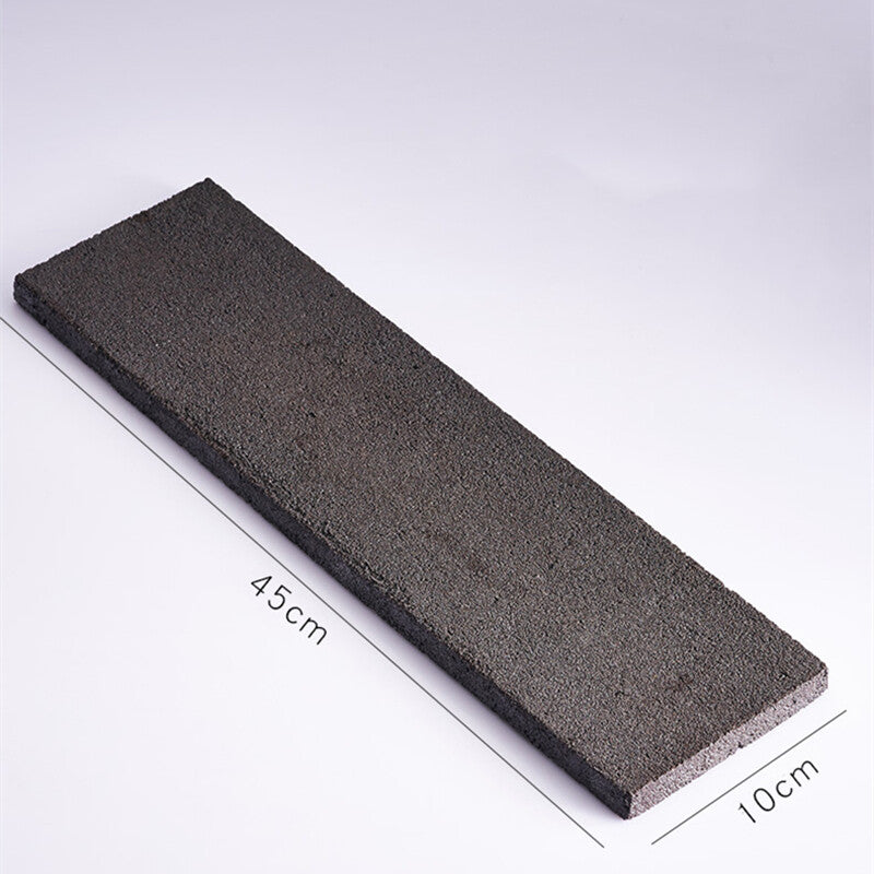 Water Reservoir Tea Tray No Holes Black Stone Tea Table For Tea Pot Gaiwan Cups