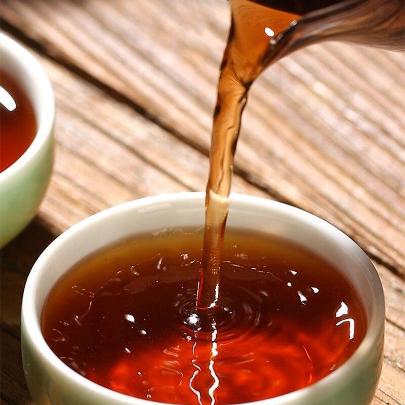 357g Shu Puer Tea Yunnan Qizi Tea Menghai Pu Er Tea Cake Ripe Puer