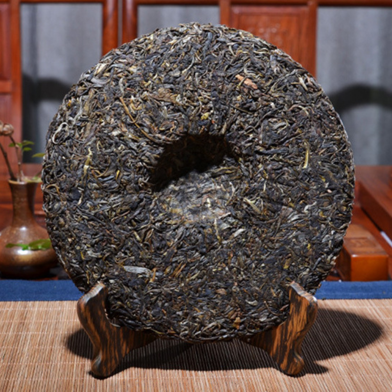 357g Organic Green Tea Yunnan Pu'er Tea Tea Cake Shengshi chuanqi