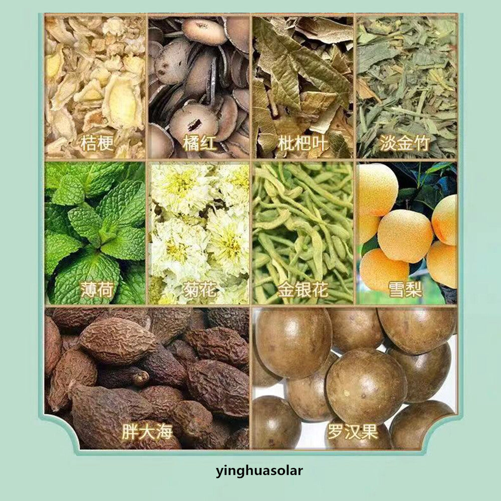 Health Herbal Tea Nourishing Throat Beijing Tongrentang Fat Sea snow pear Loquat