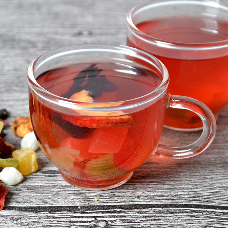 Dried Fruit Tea Paris Champs Flower Tea Orange Cherry Roselle Hawthorn Tea