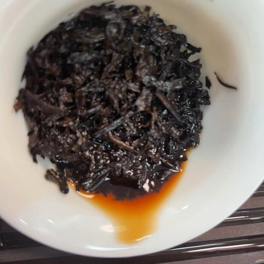 357g Iceland Gold Medal Ripe Tea Cake Yunnan Pu'er Tea Mengku Qizi Cake Tea