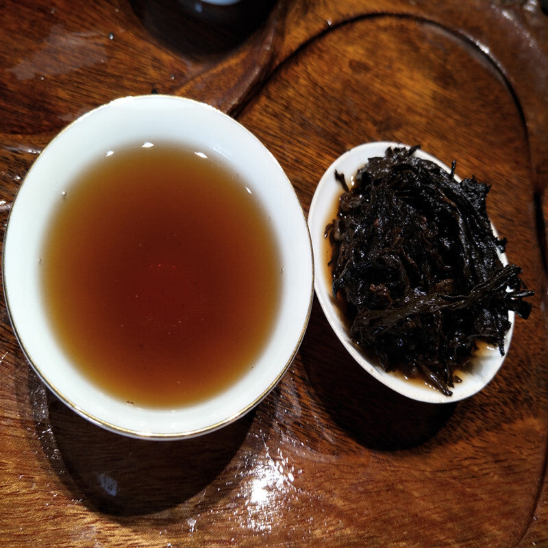 Brick Ripe Pu'er Menghai Old Shu Old Tree Tea 250g Puerh Tea Yunnan Puer Tea