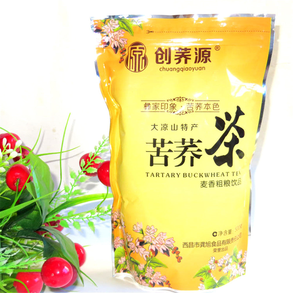 500g Black Tartary Buckwheat Full Chinese Tea Premium Black Buckwheat Tea