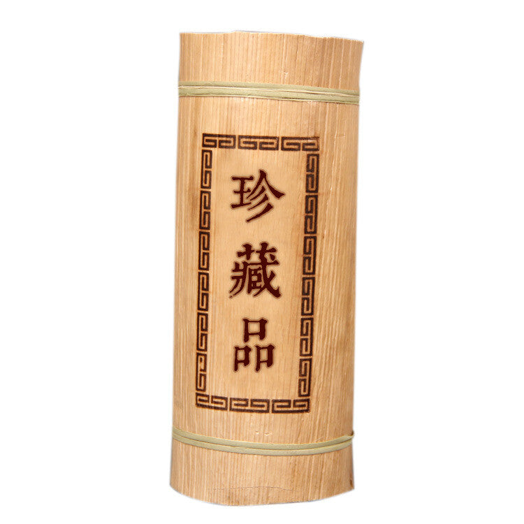 Yunnan Pu'er Tea Treasured Tea Pillar Ancient Tree Tea 500g Bamboo Tube Raw Tea