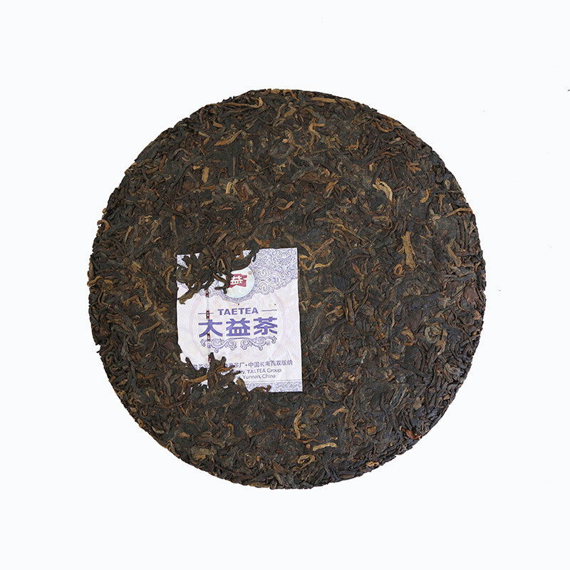 357g Ripe PuEr Cake STARLISHT OVER ASIA Yunnan Menghai Dayi Ripe Pu Er Tea