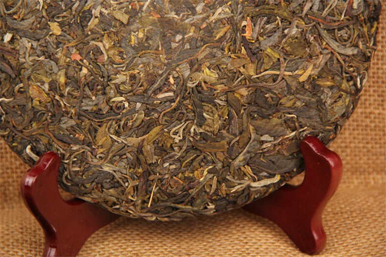 357g cha Puerh Tea Cake Tea Green Tea Ancient Trees Sheng Puerh Tea China Yunnan