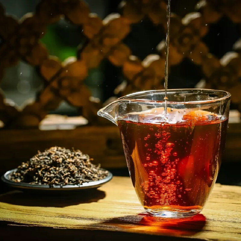 2019 ChinaTea Palace Pu'er Ripe Tea 357g Pu-erh Tea Cake Puer Ripe Zhongcha