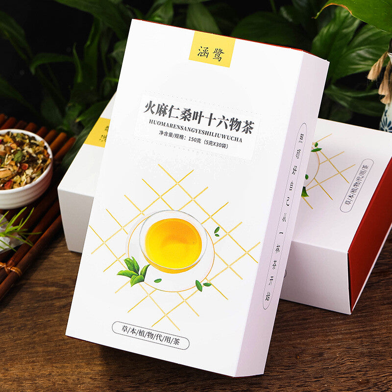 Sixteen Things Tea Hemp Seed Mulberry Leaf Organic Healthy Herbal Tea 5g*30 Bags