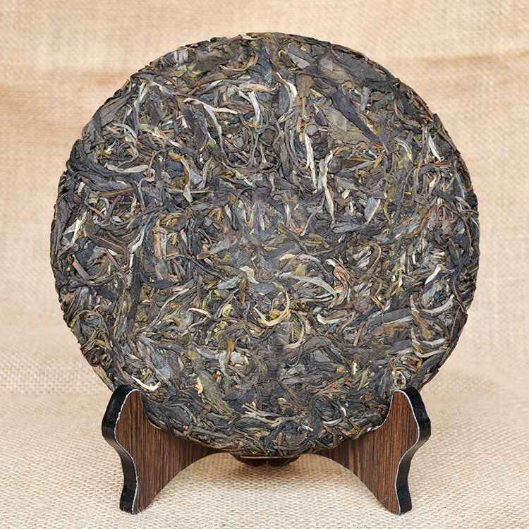 2014 Mengku Old Tree Tea Lincang Tea District Qizi Cake Pu'er Tea Raw Puer 357g
