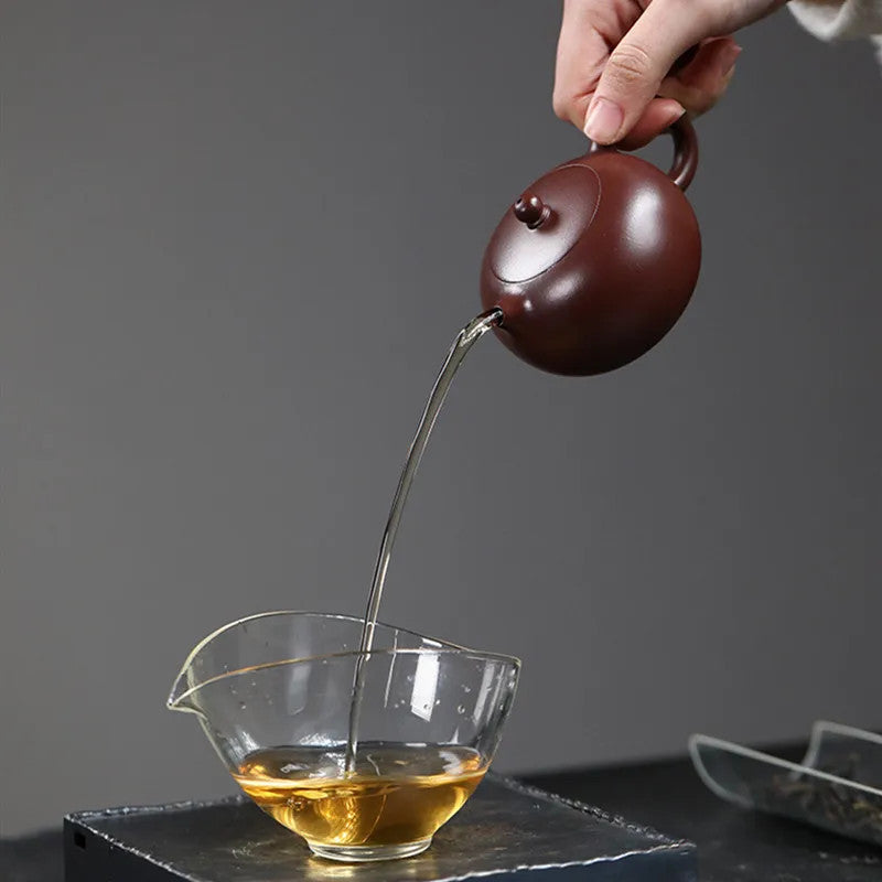 Chinese Yixing Teapot Handmade Zisha Xishi Tea Pot Beauty Tea Infuser Kettle