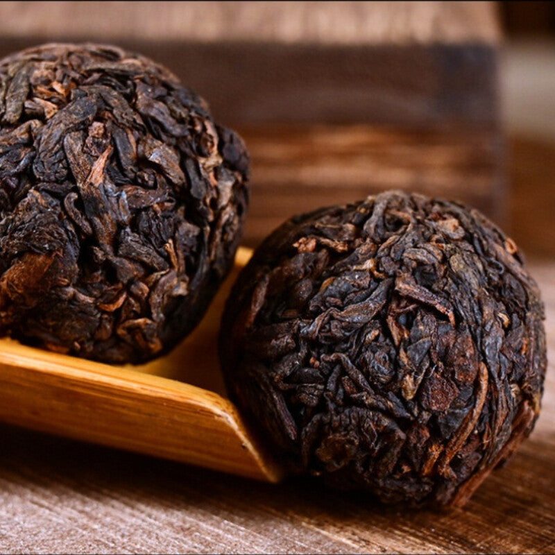 250g Premium Yunnan Big Tree Pu-Erh Tea Pu'er Dragon Ball Cooked Tea Canned Box