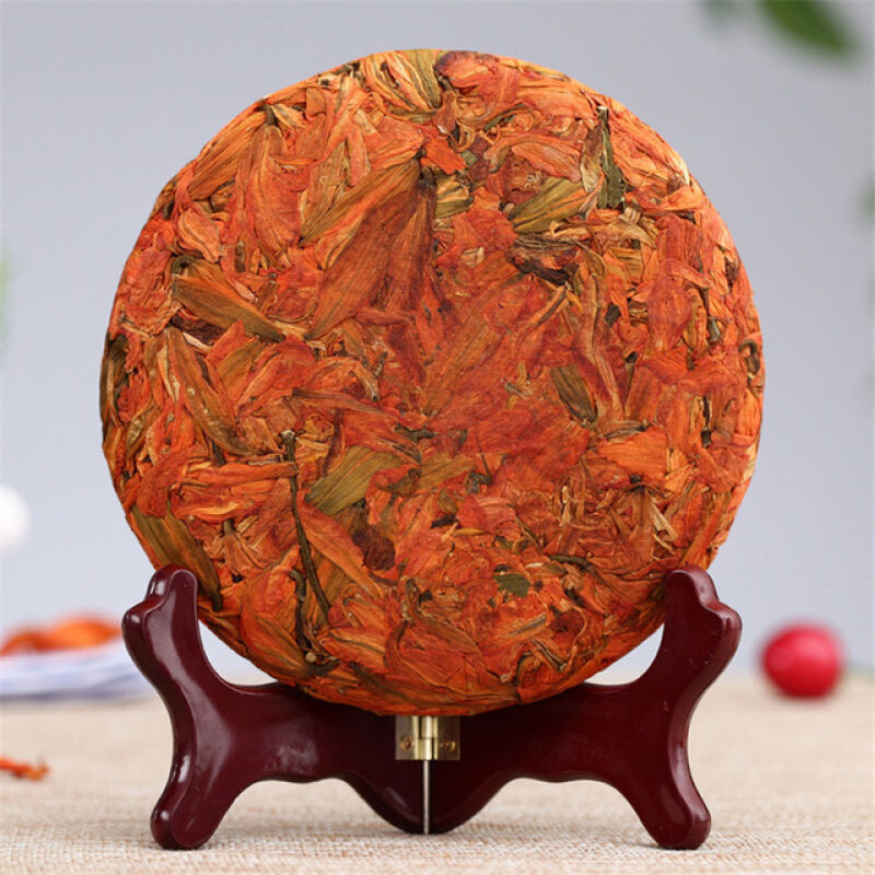 200g Cake Lungs Cough Sedative Tea Lily Scented Tea Natural Organic Herbal Tea