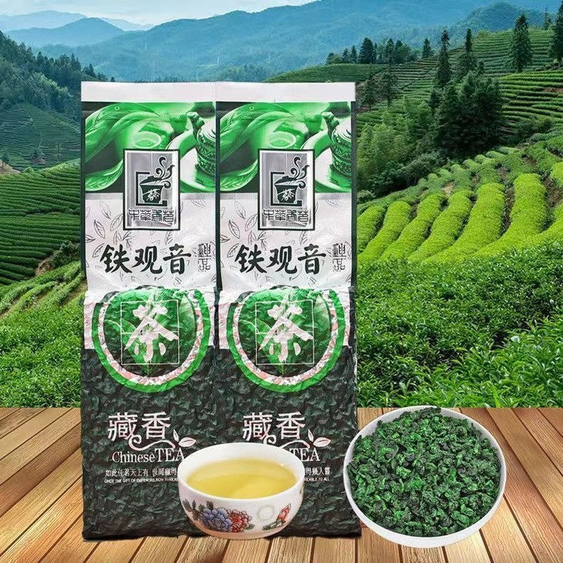250g Vacuum Bagged Organic Green Tea Loose Leaf Tea Anxi Tie Guan Yin Oolong Tea
