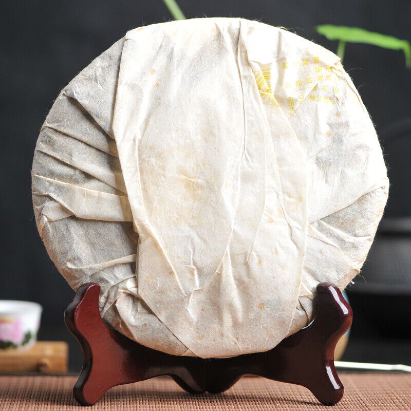 2007 Ba Jiao Ting Li ming Tea Peacock Township Pu'er Tea Green Raw Tea Cake 357g