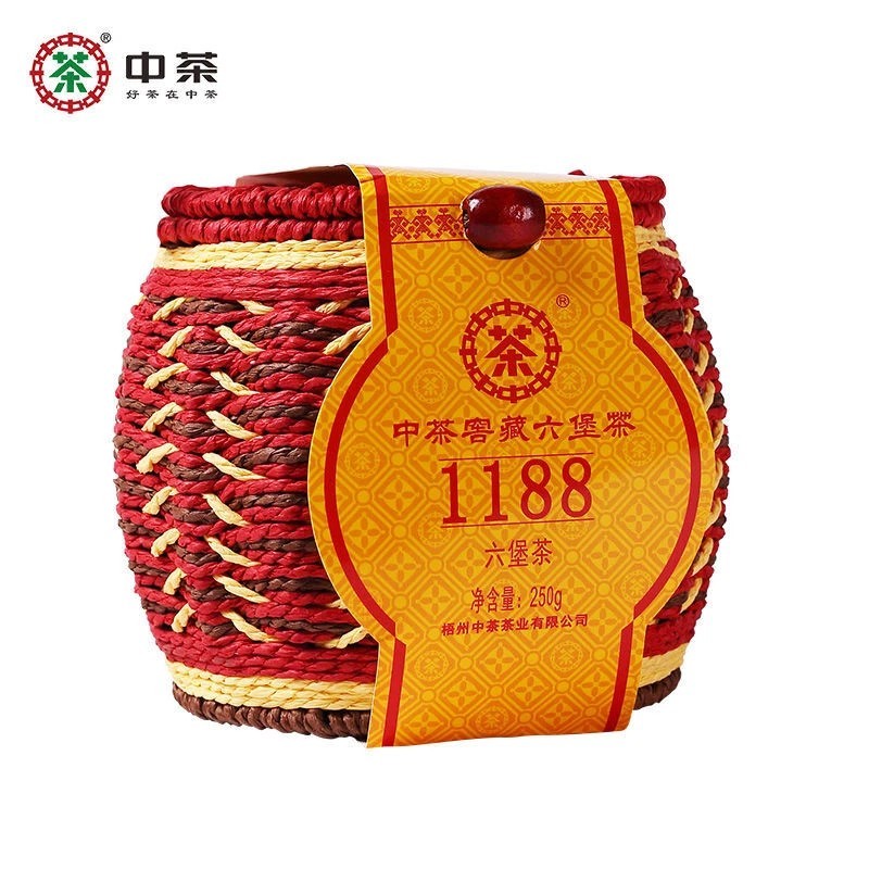 1000g COFCO Anhua Dark Black Tea Jinhua Fu Cha Tea Three Year Old Fu Brick Tea